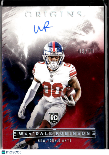 Wan'Dale Robinson 2022 Panini Origins RC Auto /99 New York Giants