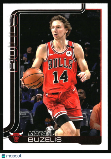2025-26 Topps Matas Buzelis #37 Chicago Bulls