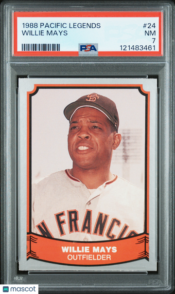1988 Pacific Legends Willie Mays #24 PSA 7