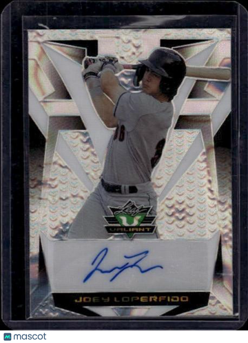 2023 Leaf Eclectic - Valiant Green Prismatic Joey Loperfido #V-JL1 AU SN