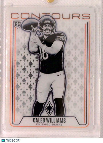 2025 Panini Phoenix Contours Caleb Williams RC #CON-CWS Chicago Bears Football Card