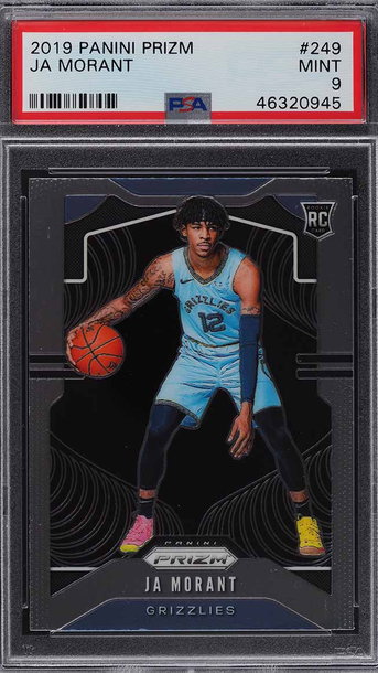 2019 Panini Prizm Ja Morant ROOKIE RC #249 PSA 9