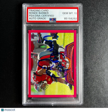 2012 Topps Ronde Barber #89 PSA 10
