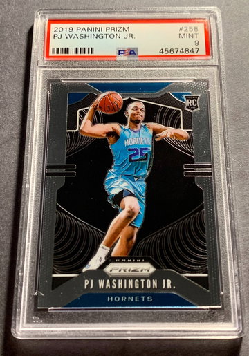 PJ Washington 2019-20 Panini Prizm RC PSA 9