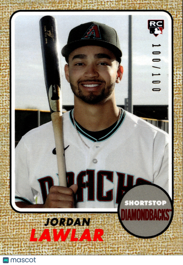 2024 Topps Transcendent Collection Jordan Lawlar #JL-1968 /100 RC