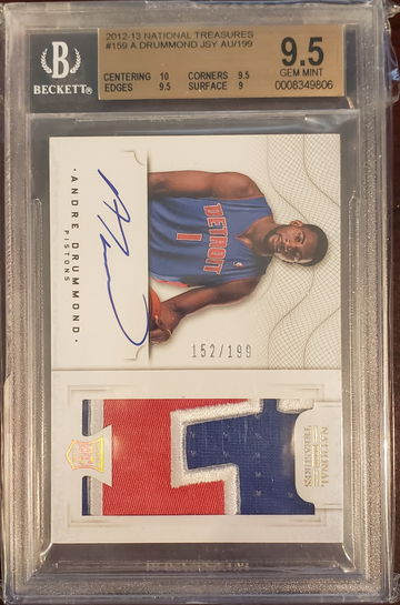 Andre Drummond 2012-13 National Treasures BGS 9.5