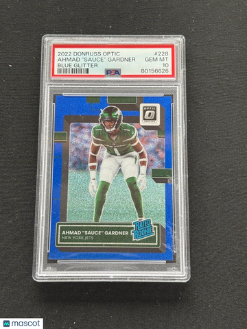 2022 Panini Donruss Optic Ahmad Sauce Gardner #228 Optic Rookie PSA 10