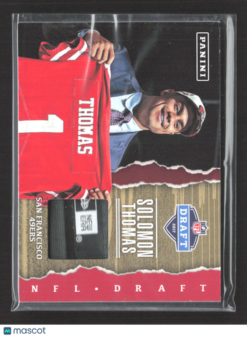 2017 Panini Father's Day Solomon Thomas #ST Player-worn hat