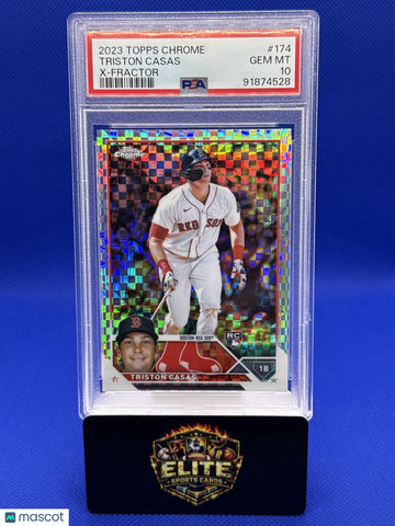 2023 Topps Chrome Triston Casas #174 X-Fractors PSA 10