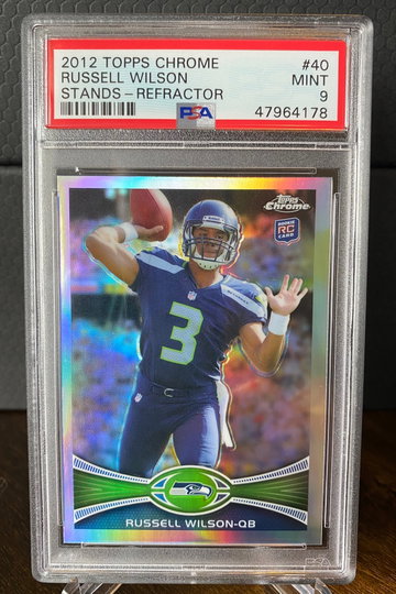 Russell Wilson 2012 Topps Chrome Refractor RC