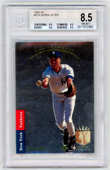 Derek Jeter 1993 SP Foil RC BGS 8.5 (9.5 Centering)