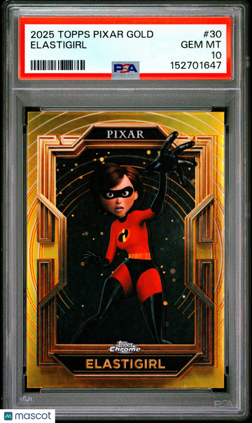 2025 Topps Pixar Gold Elastigirl #30 PSA 10