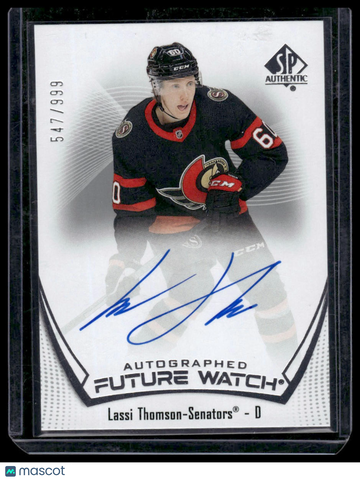 2021-22 SP Authentic Lassi Thomson #161 SN,RC,AU