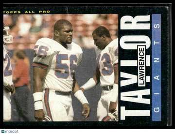 1985 Topps Lawrence Taylor #124