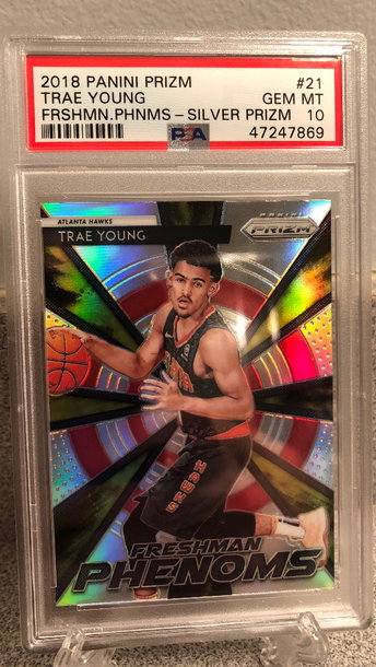 Trae Young Freshman Phenoms Silver PSA 10