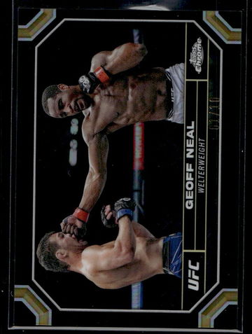 2022 Topps Chrome 67 Geoff Neal /99