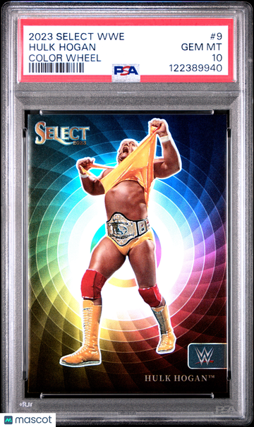 2023 Panini Select WWE Color Wheel Hulk Hogan #9 PSA 10