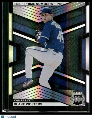 2023 Panini Elite Extra Edition Blake Wolters #126 Prime Numbers A Signatures AU,SN