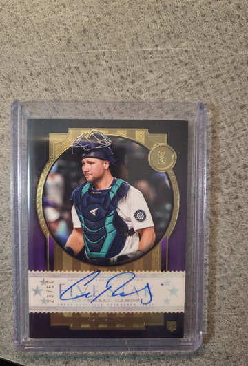 2022 Topps Five Star /50 Cal Raleigh Mariners Catcher Rookie Auto