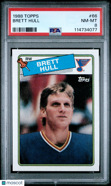 1988 Brett Hull #66 PSA 8