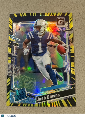 2023 Donruss Optic Electricity 63/69 Josh Downs #248