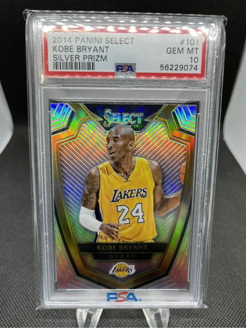 2014 Select Silver Prizm #101 Kobe Bryant PSA 10