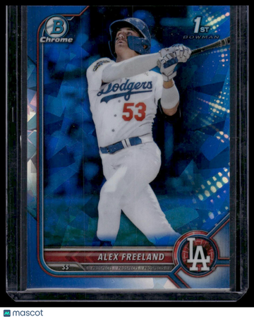 2022 Bowman Chrome Draft Sapphire Edition Alex Freeland #BDC-194 1st Bowman