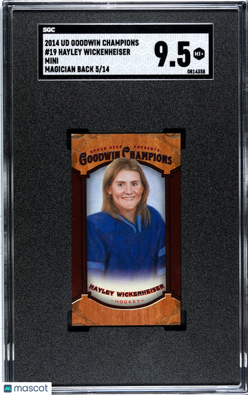 2014 Upper Deck Goodwin Champions Hayley Wickenheiser SGC 9.5