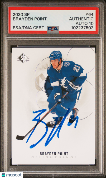 2020-2021 SP Brayden Point #64 PSA A Auto 10