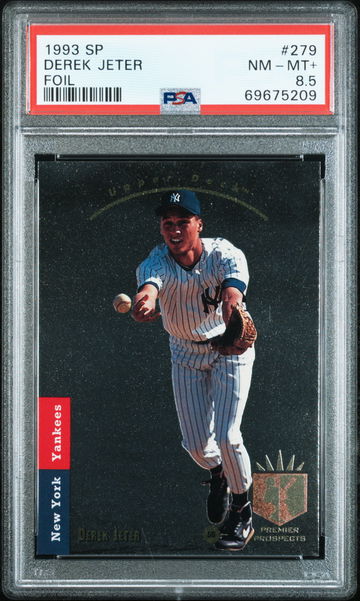 1993 SP Foil Derek Jeter #279 PSA 8.5
