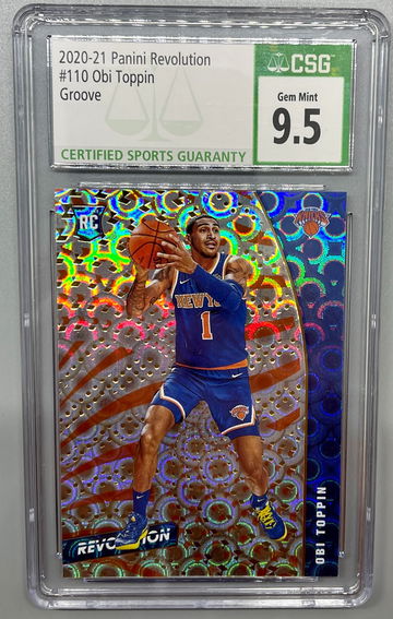 2020-2021 Panini Revolution Obi Toppin ROOKIE Groove GEM MINT