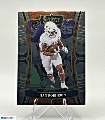 Graded 9 2023 Panini Select Draft Picks Bijan Robinson Base #9 Rookie Football Card