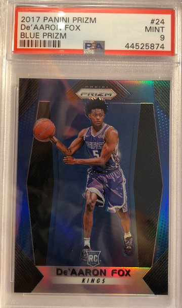 2017 Prizm De’Aaron Fox Blue