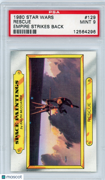 1980 Star Wars Empire Strikes Back Rescue #129 PSA 9