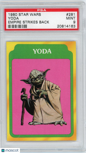 1980 Star Wars Empire Strikes Back Yoda #281 PSA 9