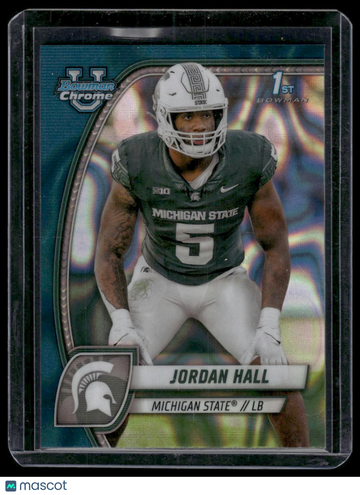2024 Bowman University Chrome Jordan Hall #104 Pink Lava Refractor