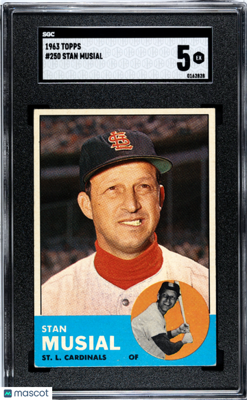 1963 Topps Stan Musial #250 SGC 5