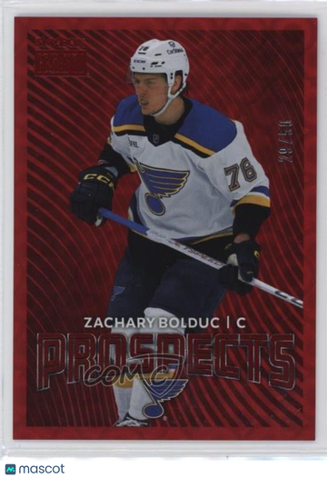 2024-25 Skybox Metal Universe - Premium Prospects - Star Rubies Zachary Bolduc #PP-41 Star Rubies Rookie 29/50