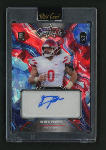 2023 Wild Card American Metallix Derek Parish American Metallix Rookie /8 Auto