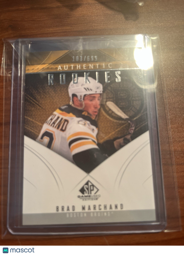 2009-10 SP Game Used Brad Marchand #Various Rookie