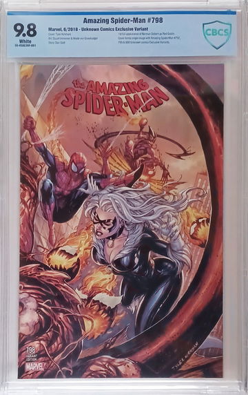 Amazing Spider-Man #798 CBCS 9.8 1st App of Red Goblin Kirkham Unknown Comics Variant