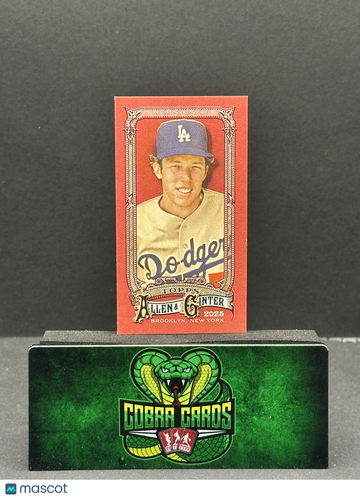 2025 Topps Allen & Ginter Orel Hershiser #44 Red Border Mini /5