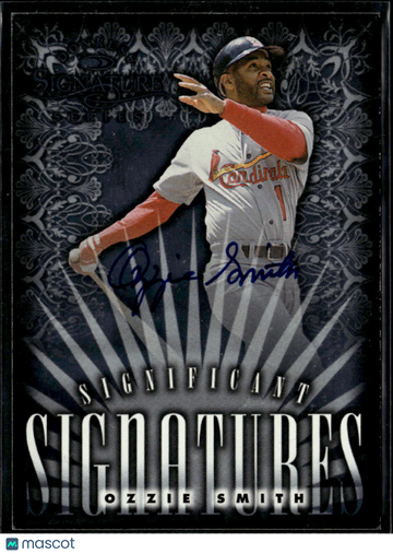 Ozzie Smith 1998 Donruss Significant Signatures 1671/2000 Auto St. Louis Cardinals