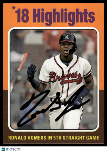 2019 Topps Archives Ronald Acuña Jr. #320
