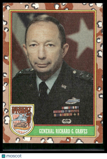1991 Desert Storm General Richard G. Graves #5