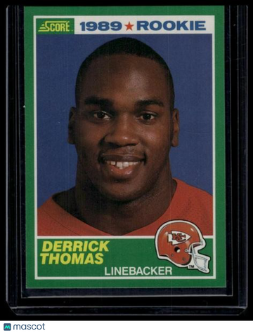 1989 Score Derrick Thomas #258 RC