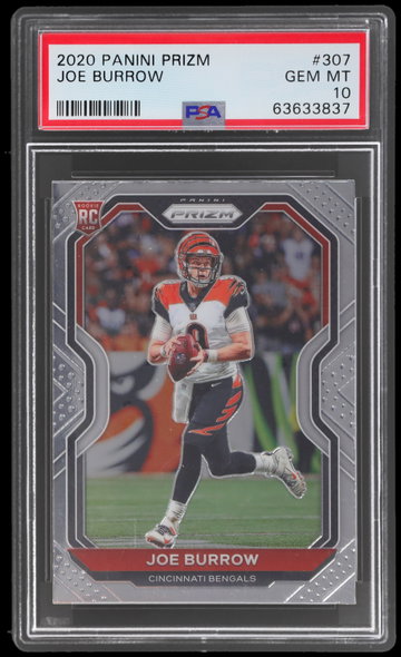 2020 Panini Prizm Joe Burrow PSA 10 RC