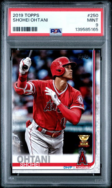 2019 Topps Swinging Shohei Ohtani #250 PSA 9