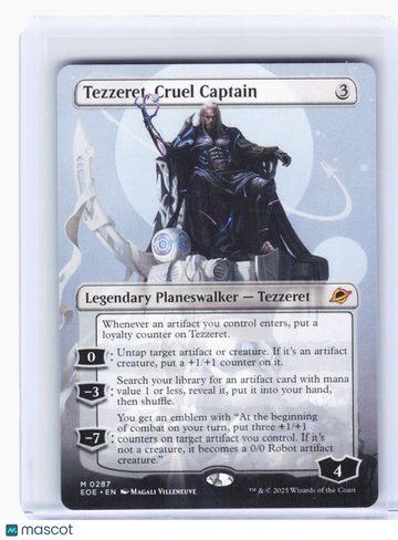 Edge of Eternities Tezzeret, Cruel Captain Nonfoil Mythic (Borderless) #287