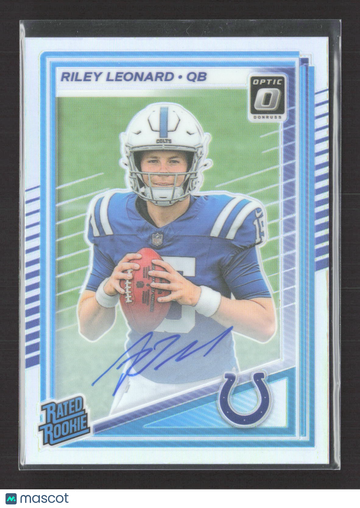2025 Panini Donruss Optic Riley Leonard #255 Auto